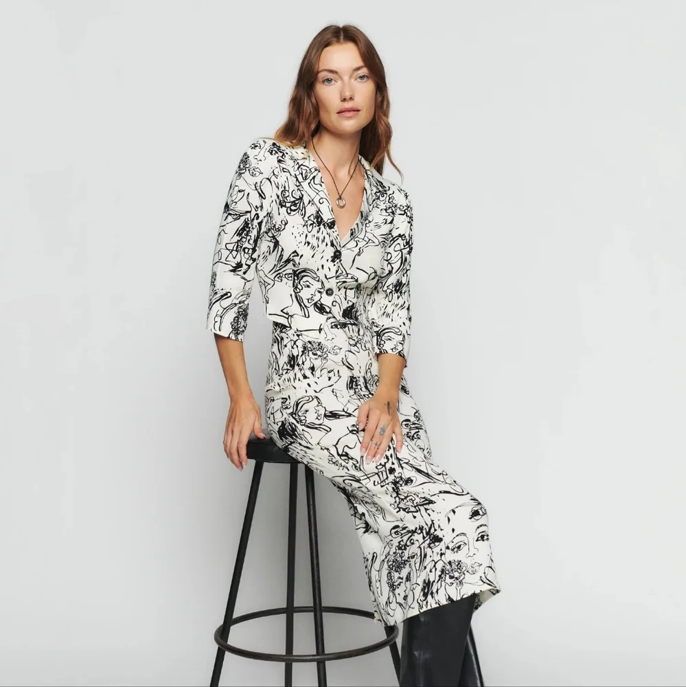 Reformation Sera Two Piece in Vogue NEW